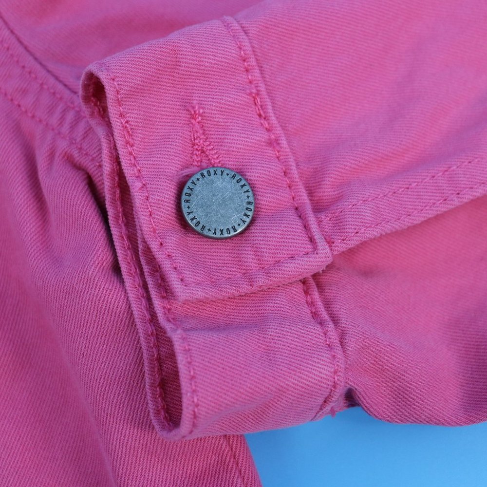 Barbie x Roxy Tigers Eyes Embroidered Denin Jacket - Picture 8 of 9